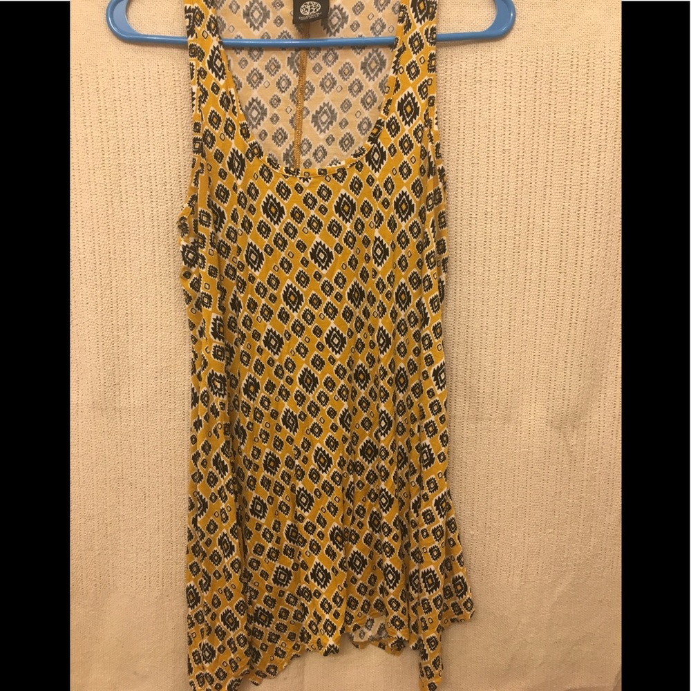 Yellow Flowery Top